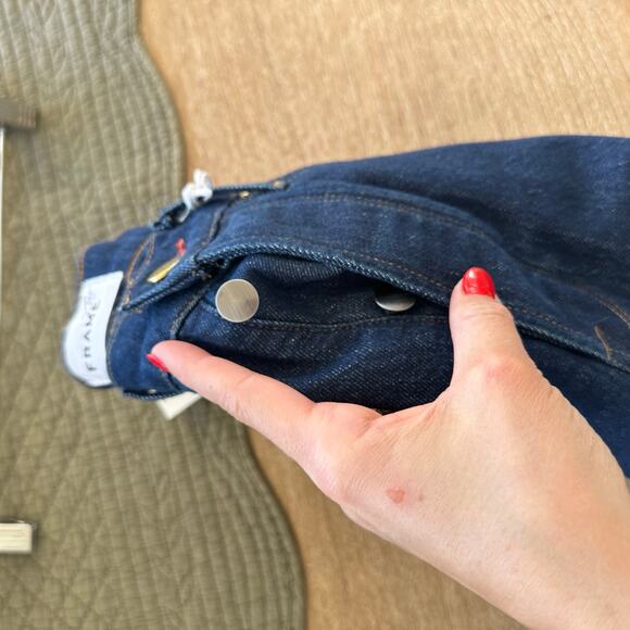 FRAME Le Original High-Rise Straight Fit Jeans in Vintage Rinse 4 NWT - Picture 11 of 11